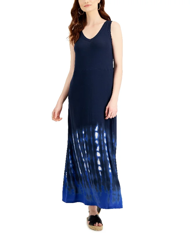 Style & Co Petite Tie Dyed Maxi Dress