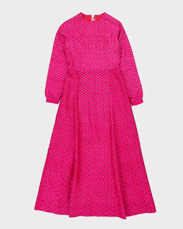 Vintage 1970s Pink Maxi Dress - XXS