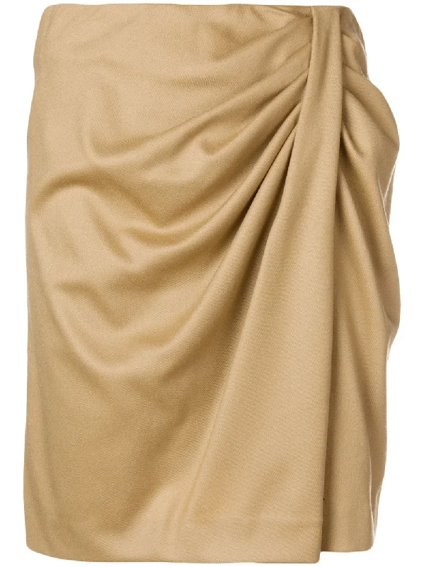 Renzo draped mini skirt