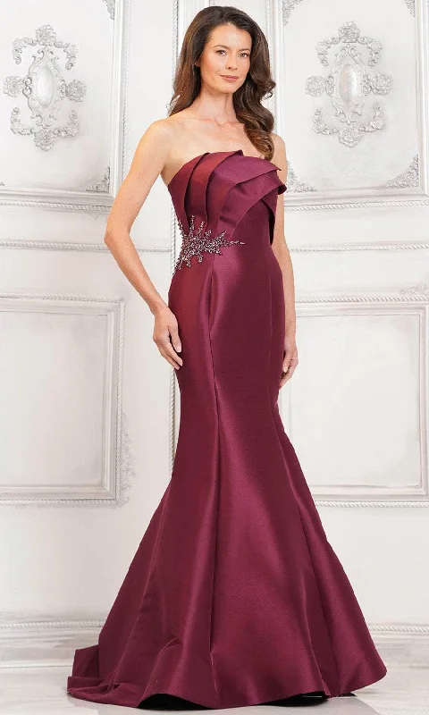 Marsoni by Colors MV1308 - Straight-Across Mermaid Formal Gown