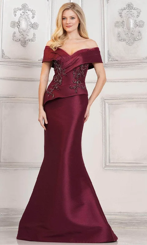 Marsoni by Colors MV1312 - Off Shoulder Mermaid Formal Gown