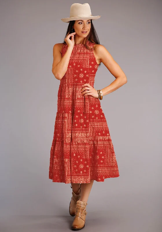 Women's Stetson Bandana Patchwork Rayon Dress