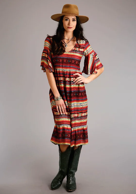 Women's Stetson "Serape Stripe" Western Dress