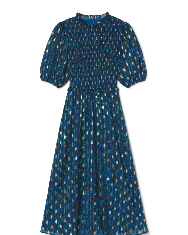 Abigail Dress | Aquamarine Multi