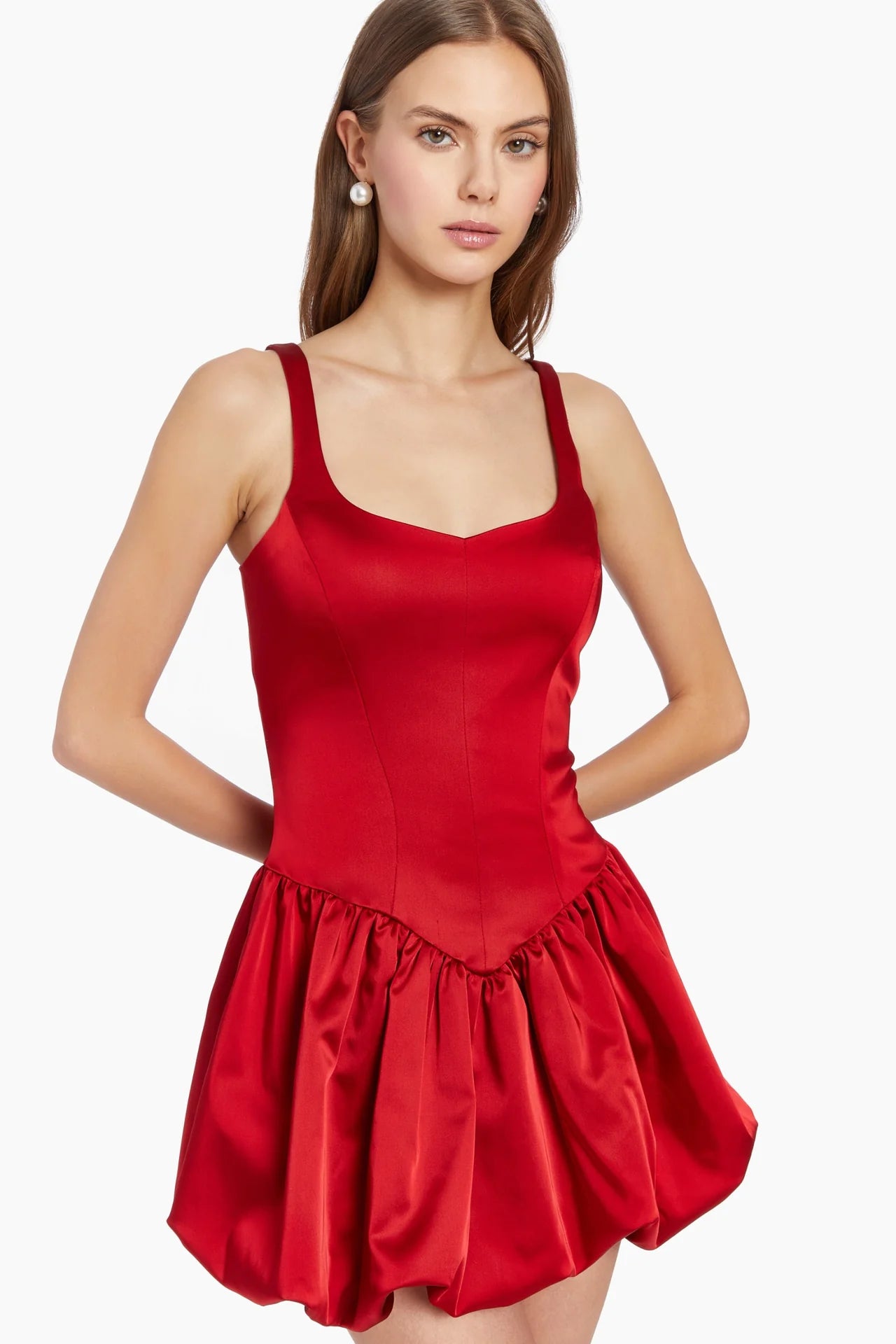 Bettina Skort Romper (Ruby)