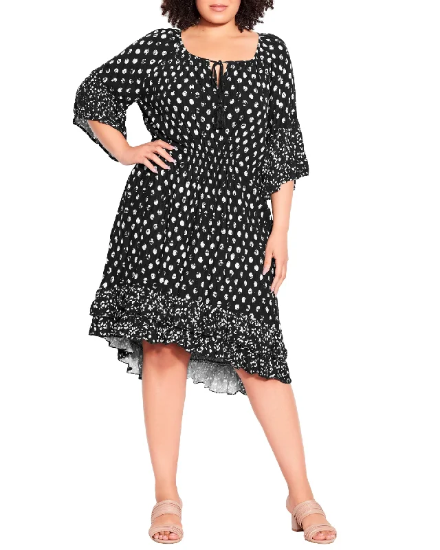 Aria All Day Crush Dress | Black / White