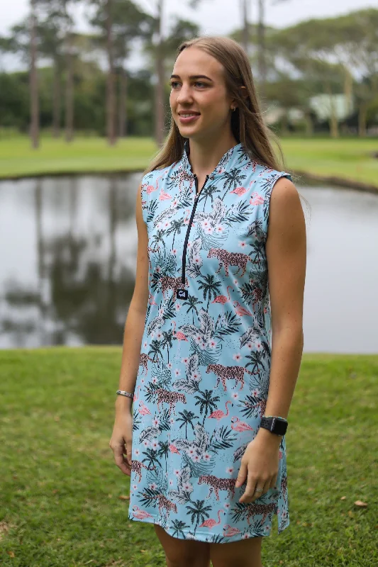 CA Funky Golf Dress | Tropical Turquoise