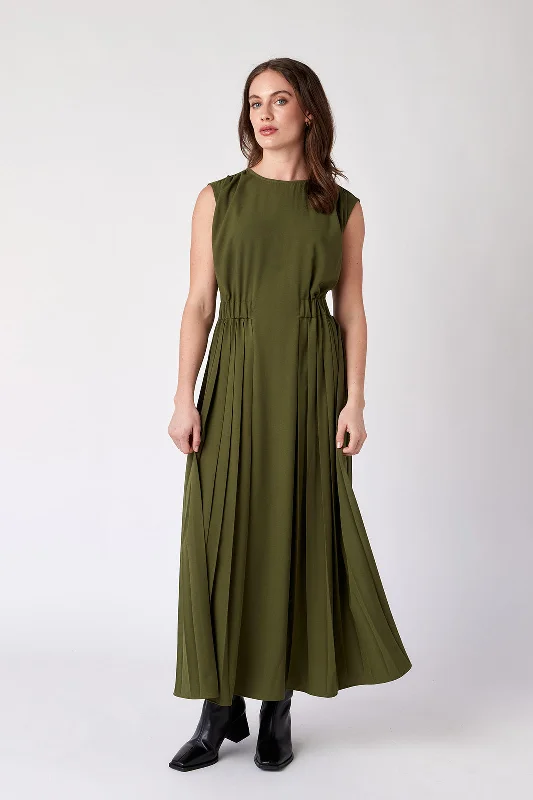 Brantley Dress (Loden Green)