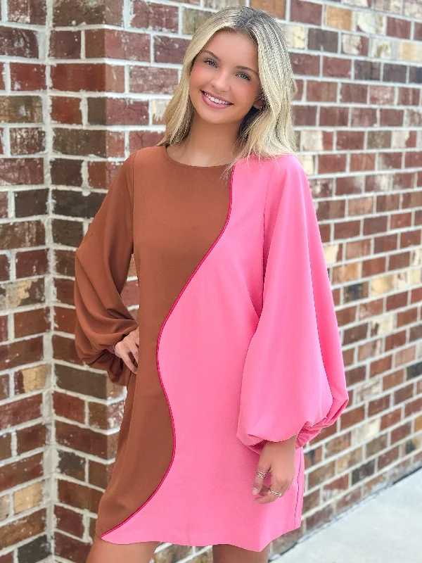 Cecily Dress (Copper/Persimmon)