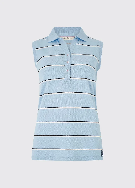 Gracehill 4-Way Stretch Polo - Light Sky