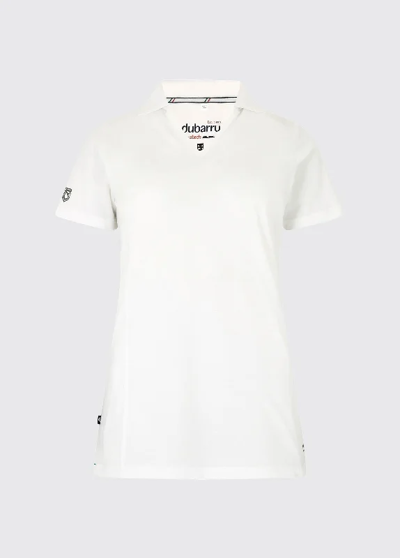 Seville V-hals Polo - White