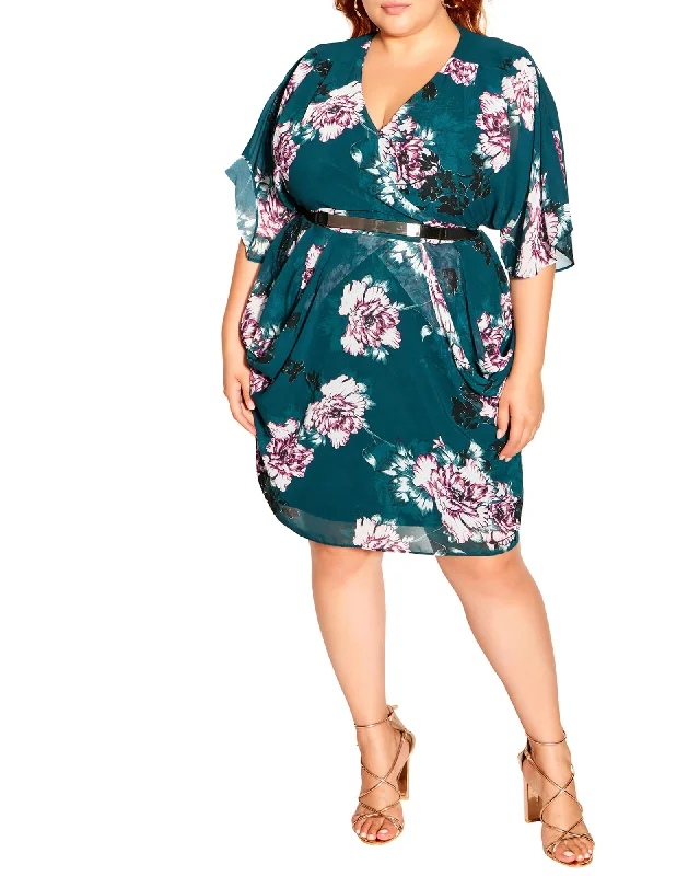 Gina Belted Dress | Jade Blossom