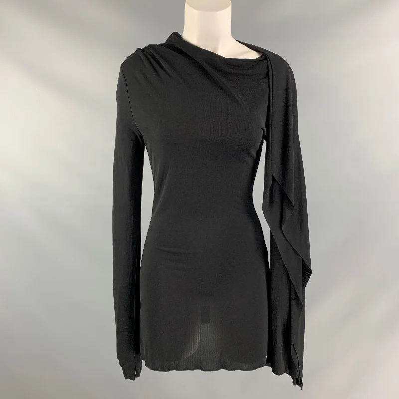 JEAN PAUL GAULTIER Size 6 Black Solid Dress