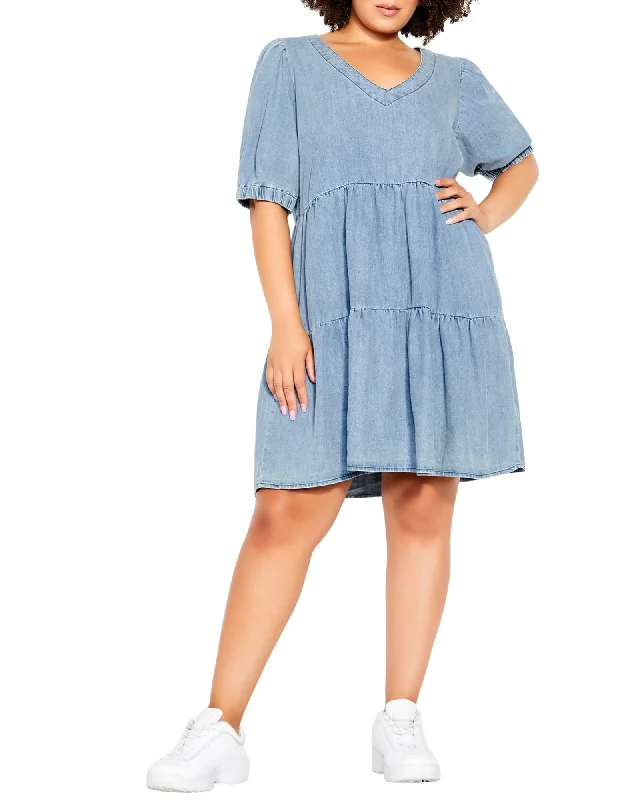 Josephine Coastal Dress | Light Wash