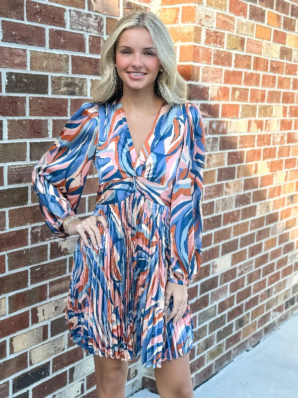 Pleated Dress (Wavy Boho)