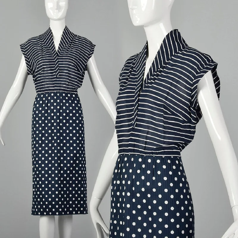 Large Lanvin 1970s Summer Day Dress