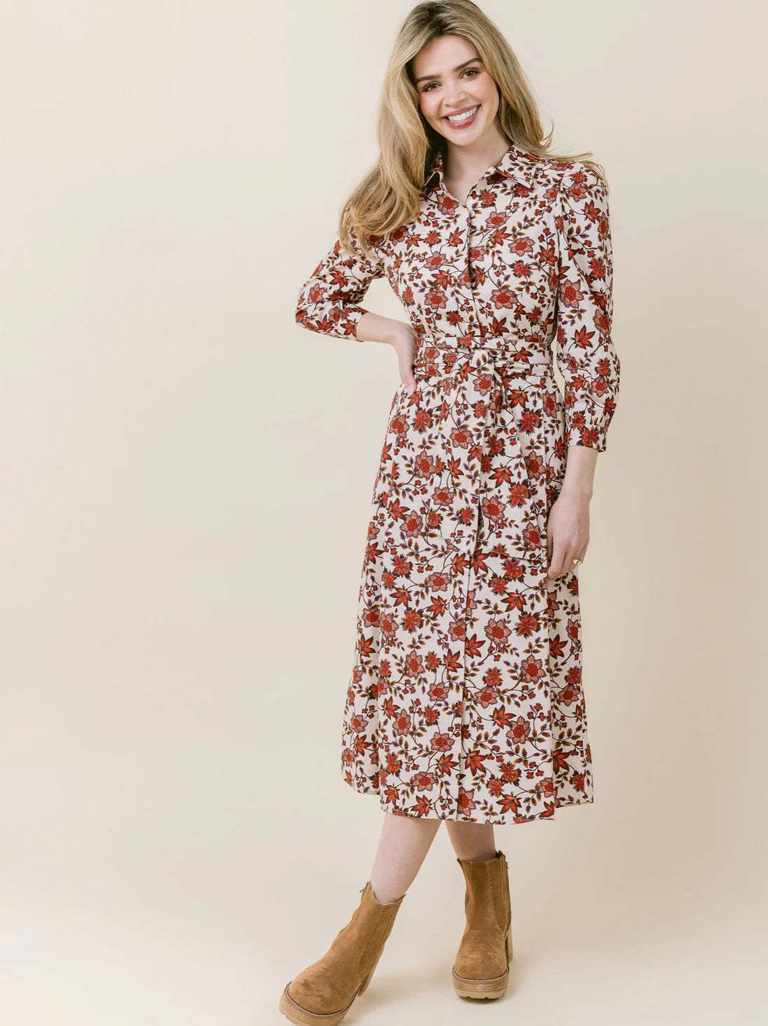 Stacy Dress (Autumn Vine)