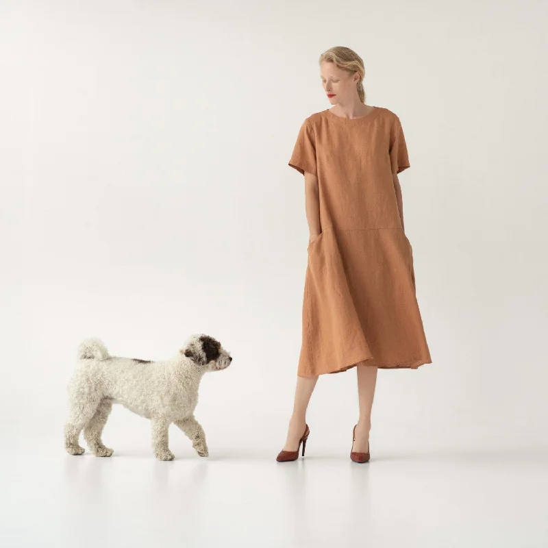 LIMITED EDITION Nude Linen Speedwell Dress