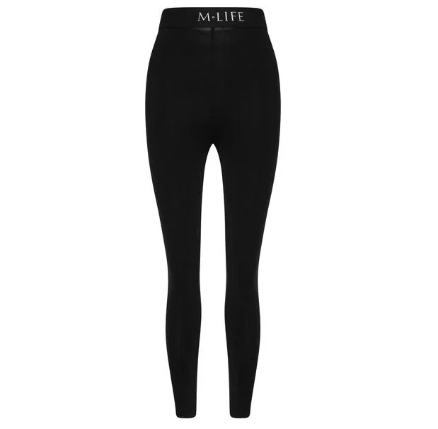 Branded Leggings - Black