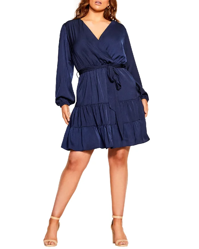 Pretty Tier Dress | Navy