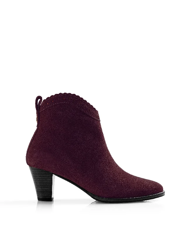 Regina Ankle Boot - Plum