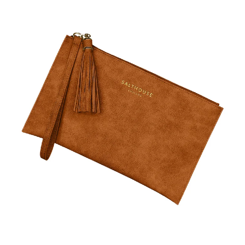 Serafina Clutch Bag - Toffee