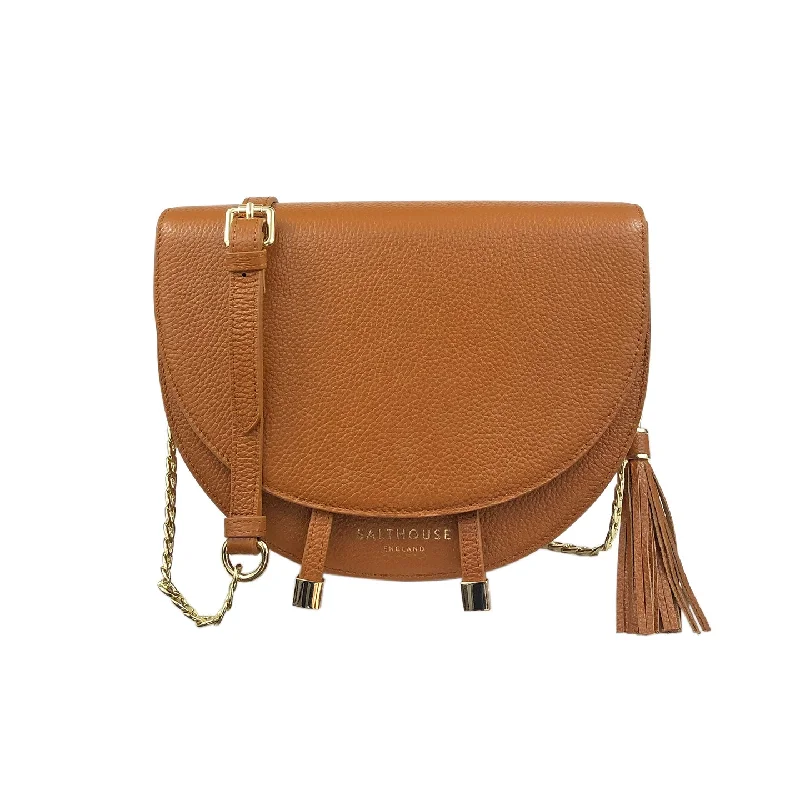 Floriana Grande Saddle Bag - Tan