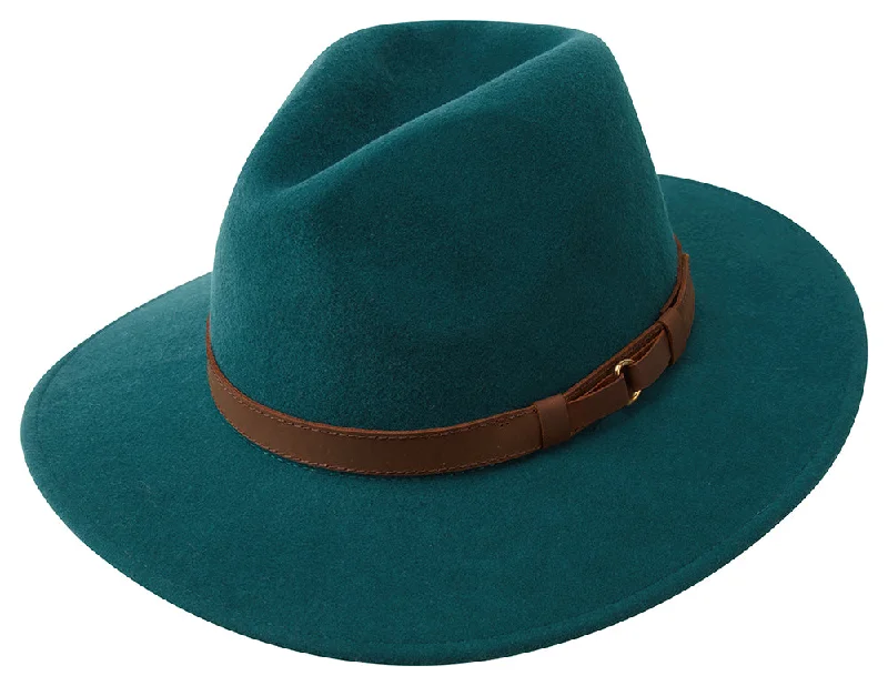 Willow Fedora - Dark Teal