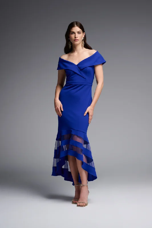 Scuba Crepe Trumpet Dress