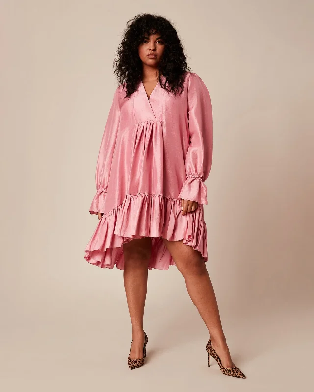 Silk Thistle Dress | Pink