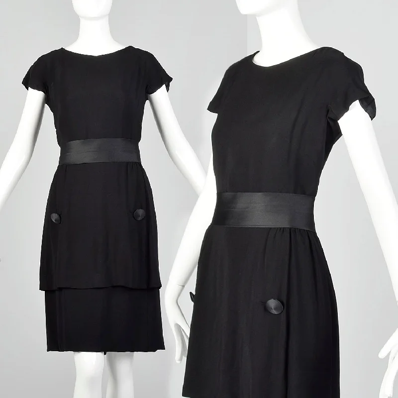 Small 1960s Harvey Berin by Karen Stark Little Black Dress