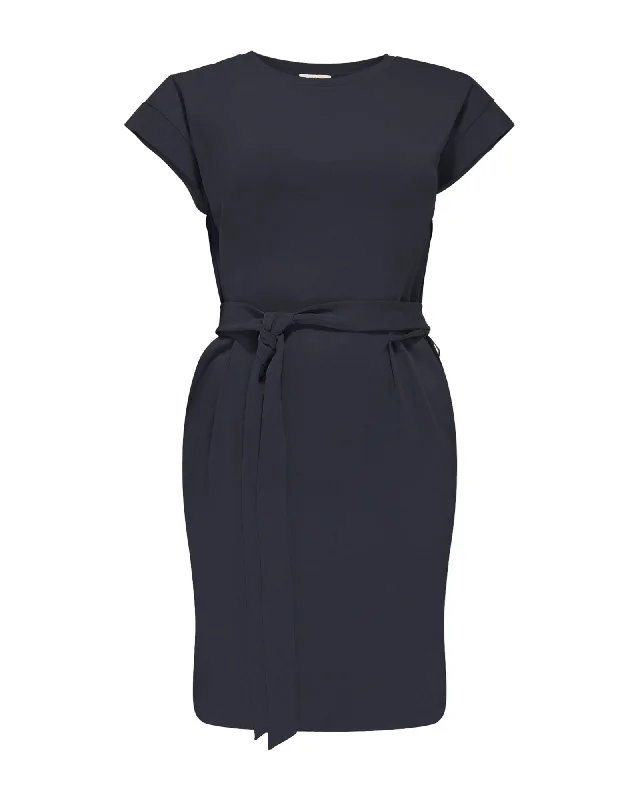 Tie Waist Dress | NAVY