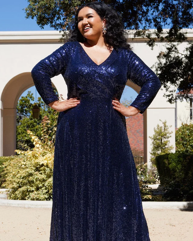 Uptown Evening Dress | Navy