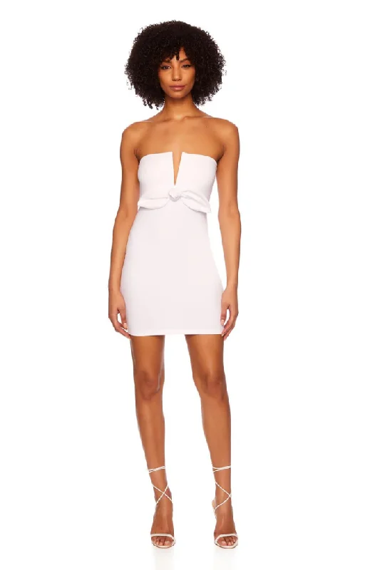 V Wire Bow Dress