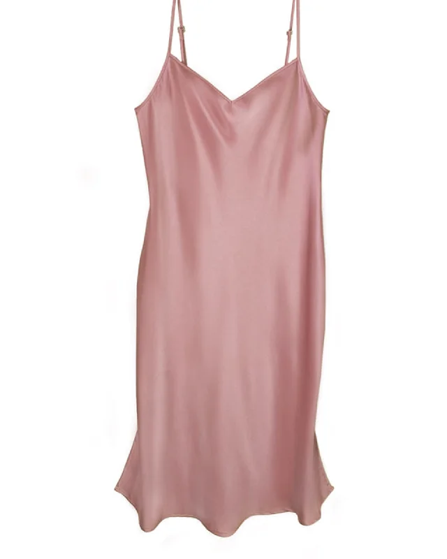 Vintage Disco Bias Slip Dress | Blush