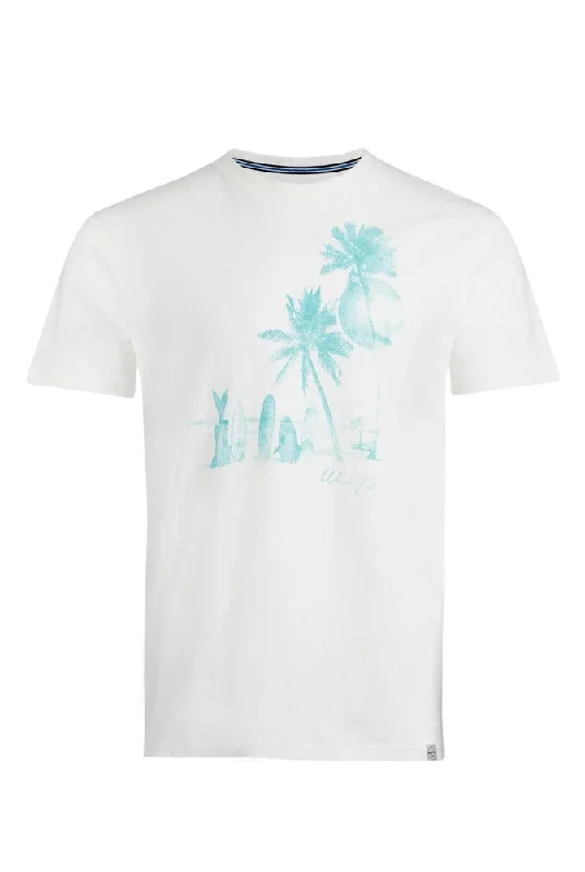 Shoreline Graphic Tee - Marshmallow