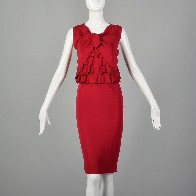 XS-Small Giambattista Valli Magenta Knit Dress