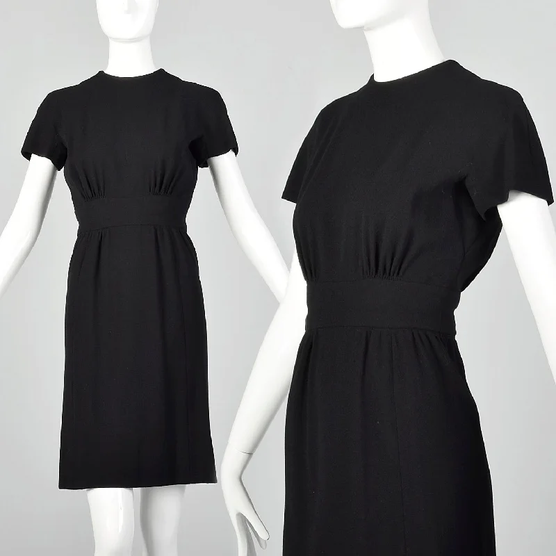 XXS 1960s Little Black Dress