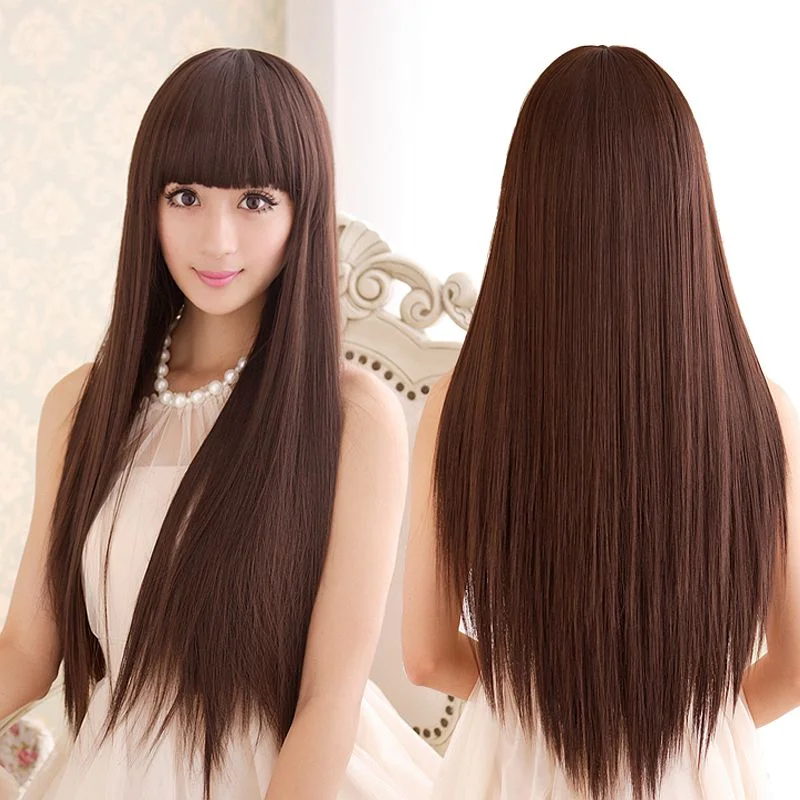 Harajuku fashion long straight wig yv43099