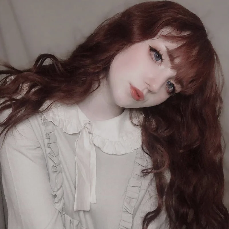 Review For Cute Wool Long Wig Yv42042