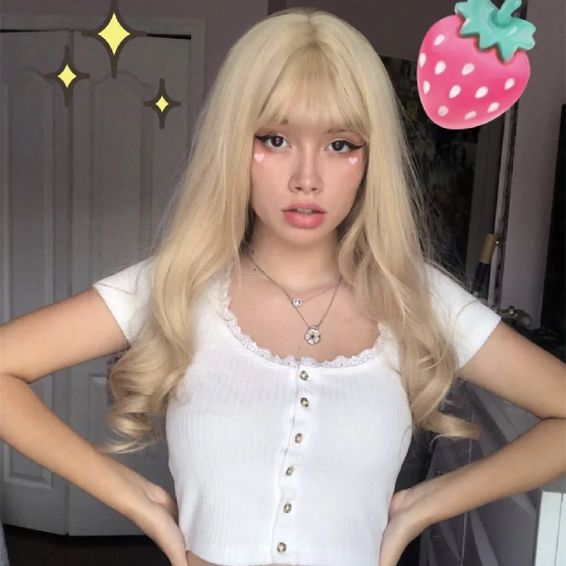 Review For Japanese Lolita Long Curly Wig Yv42860