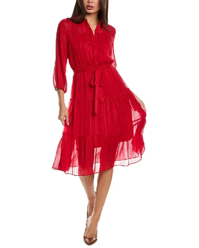 Nanette Nanette Lepore Tiered Shirtdress