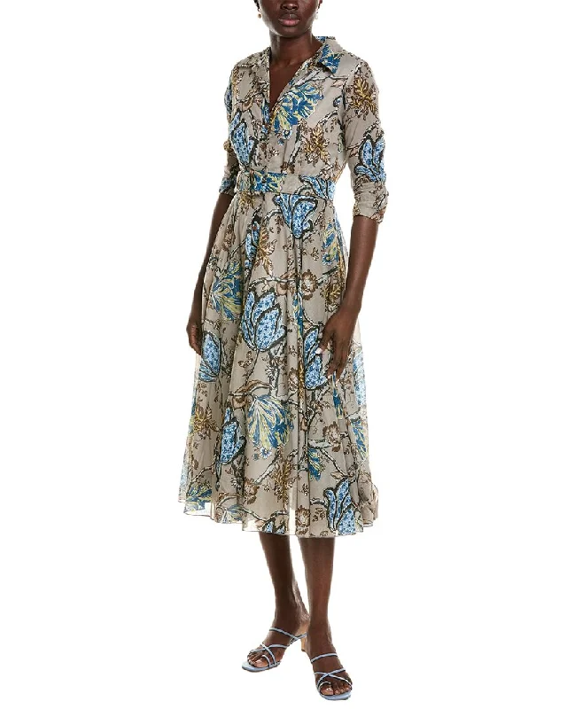 Samantha Sung Aster Shirtdress